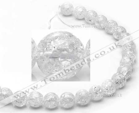 CCC16 grade A 12mm round white crystal beads Wholesale