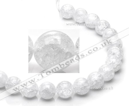 CCC18 16mm round grade A white crystal beads Wholesale