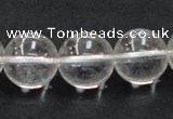 CCC206 15.5 inches 16mm round grade AB natural white crystal beads