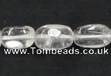 CCC222 10*16mm nugget grade AB natural white crystal beads