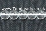 CCC259 15.5 inches 10mm round grade A natural white crystal beads