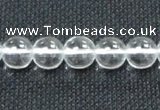 CCC259 15.5 inches 10mm round grade A natural white crystal beads