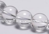 CCC31 15.5 inches 12mm round synthetic white crystal beads