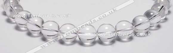 CCC33 15.5 inches 20mm round synthetic white crystal beads