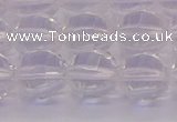 CCC623 15.5 inches 10mm faceted round natural white crystal beads