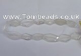 CCC755 15.5 inches 18*25mm - 25*35mm freeform white crystal beads