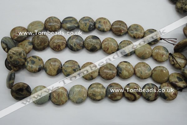 CCD04 15.5 inches 20mm flat round cordierite beads wholesale