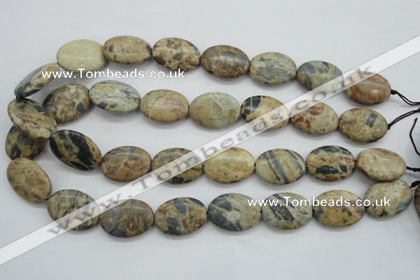 CCD06 15.5 inches 18*25mm oval cordierite beads wholesale