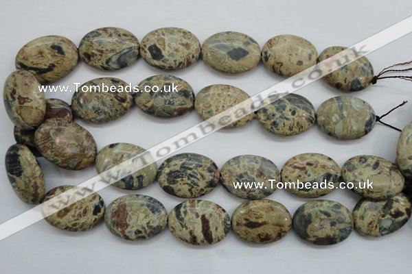 CCD07 15.5 inches 22*30mm oval cordierite beads wholesale