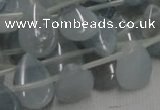 CCE07 16 inches 13*18mm flat teardrop celestite gemstone beads