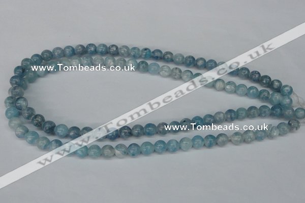 CCE51 15.5 inches 8mm round dyed natural celestite gemstone beads