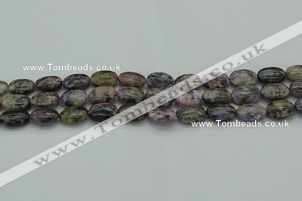 CCG102 15.5 inches 12*16mm oval charoite gemstone beads