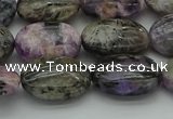 CCG103 15.5 inches 13*18mm oval charoite gemstone beads