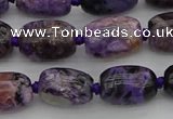 CCG111 15.5 inches 10*14mm drum charoite gemstone beads