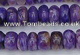 CCG117 15.5 inches 5*9mm rondelle charoite gemstone beads