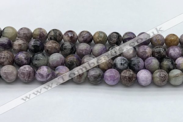 CCG134 15.5 inches 10mm round natural charoite gemstone beads