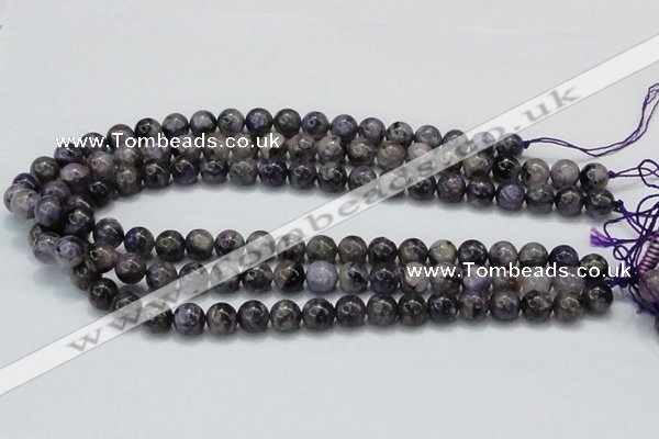 CCG21 15.5 inches 10mm round natural charoite gemstone beads