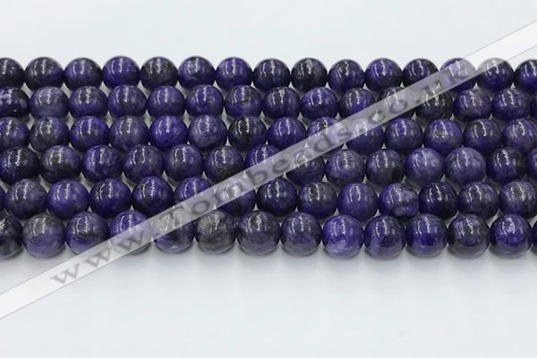 CCG316 15.5 inches 8mm round dyed charoite gemstone beads