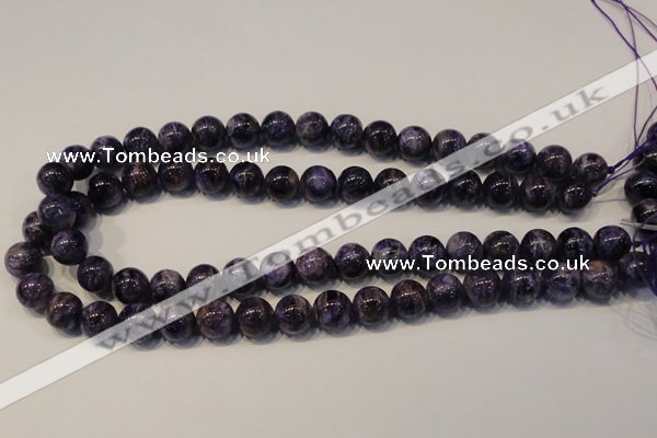 CCG33 15.5 inches 12mm round natural charoite gemstone beads