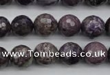 CCG57 15.5 inches 9mm faceted round natural charoite beads