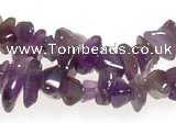 CCH12 35 inches purple amethyst chips gemstone beads wholesale