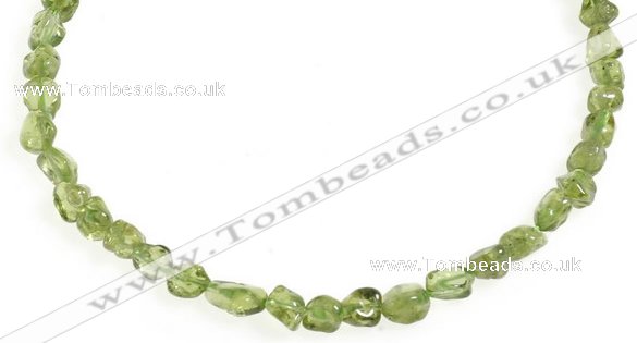 CCH17 16 inches green peridot chips gemstone beads wholesale