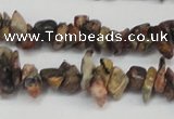 CCH204 34 inches 3*5mm red leopard skin jasper chips beads wholesale