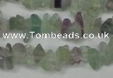 CCH207 34 inches 3*5mm fluorite chips gemstone beads wholesale