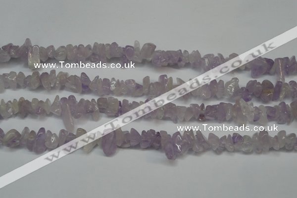 CCH222 34 inches 5*8mm lavender amethyst chips gemstone beads wholesale