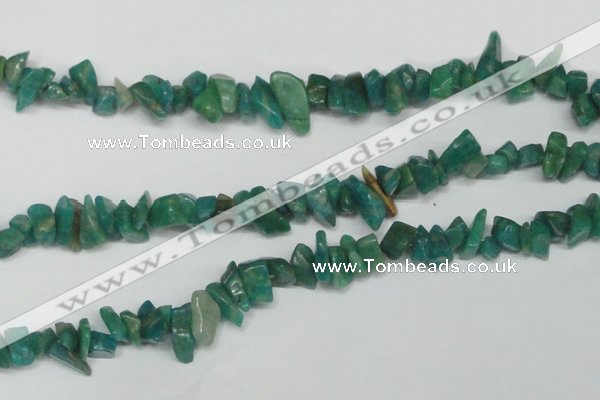 CCH231 34 inches 5*8mm Russian amazonite chips gemstone beads wholesale