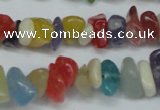 CCH236 34 inches 5*8mm mixed candy jade chips beads wholesale