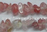 CCH237 34 inches 5*8mm cherry quartz chips beads wholesale