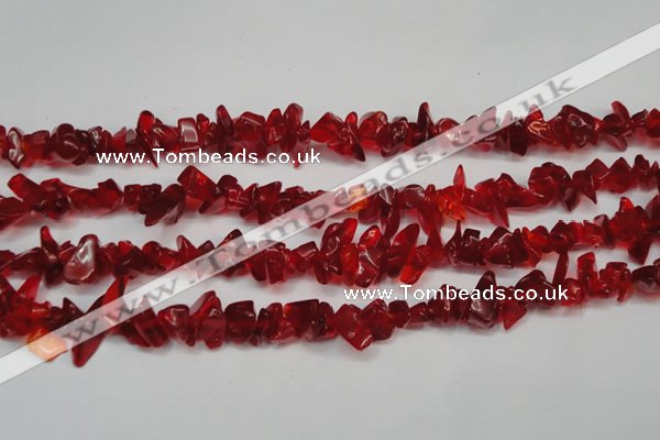 CCH238 34 inches 5*8mm synthetic crystal chips beads wholesale