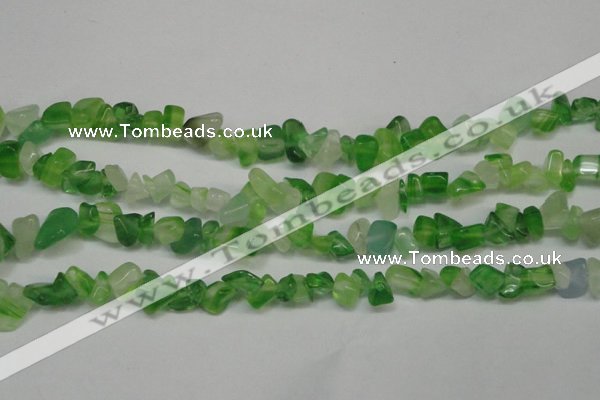 CCH239 34 inches 5*8mm synthetic crystal chips beads wholesale