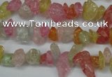 CCH261 34 inches 4*6mm synthetic crack crystal chips beads wholesale