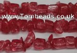 CCH262 34 inches 4*6mm synthetic crack crystal chips beads wholesale