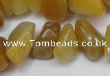 CCH271 34 inches 8*12mm yellow aventurine chips gemstone beads wholesale
