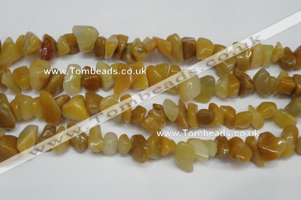 CCH271 34 inches 8*12mm yellow aventurine chips gemstone beads wholesale