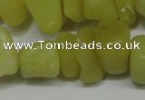 CCH273 34 inches 8*12mm olive jade chips gemstone beads wholesale