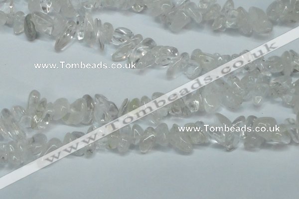 CCH290 34 inches 8*12mm white crystal chips gemstone beads wholesale