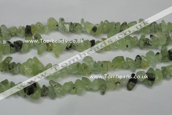 CCH293 34 inches 8*12mm green rutilated quartz chips beads wholesale
