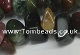 CCH304 34 inches 8*12mm Indian agate chips gemstone beads wholesale