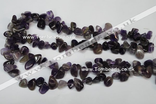 CCH316 15.5 inches 10*15mm amethyst chips gemstone beads wholesale