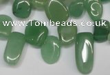 CCH329 15.5 inches 10*15mm green aventurine chips beads wholesale