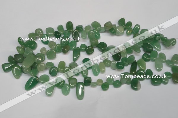 CCH329 15.5 inches 10*15mm green aventurine chips beads wholesale