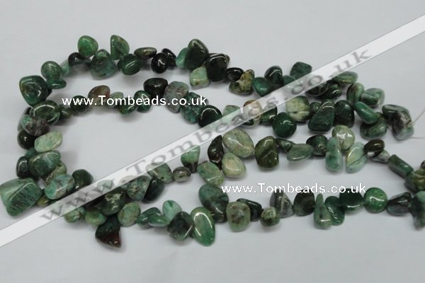 CCH330 15.5 inches 10*15mm New dragon blood jasper chips beads wholesale