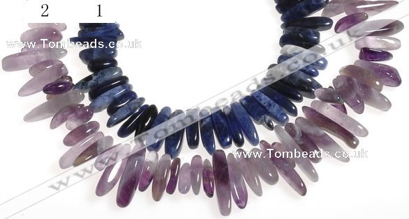 CCH34 16 inches purple & blue sodalite chips beads wholesale