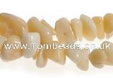 CCH35 35 inches pale yellow topaz chips gemstone beads wholesale