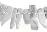 CCH40 16 inches white howlite chips gemstone beads wholesale
