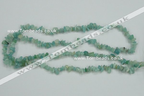 CCH45 32 inches 5*8mm amazonite chip gemstone beads wholesale